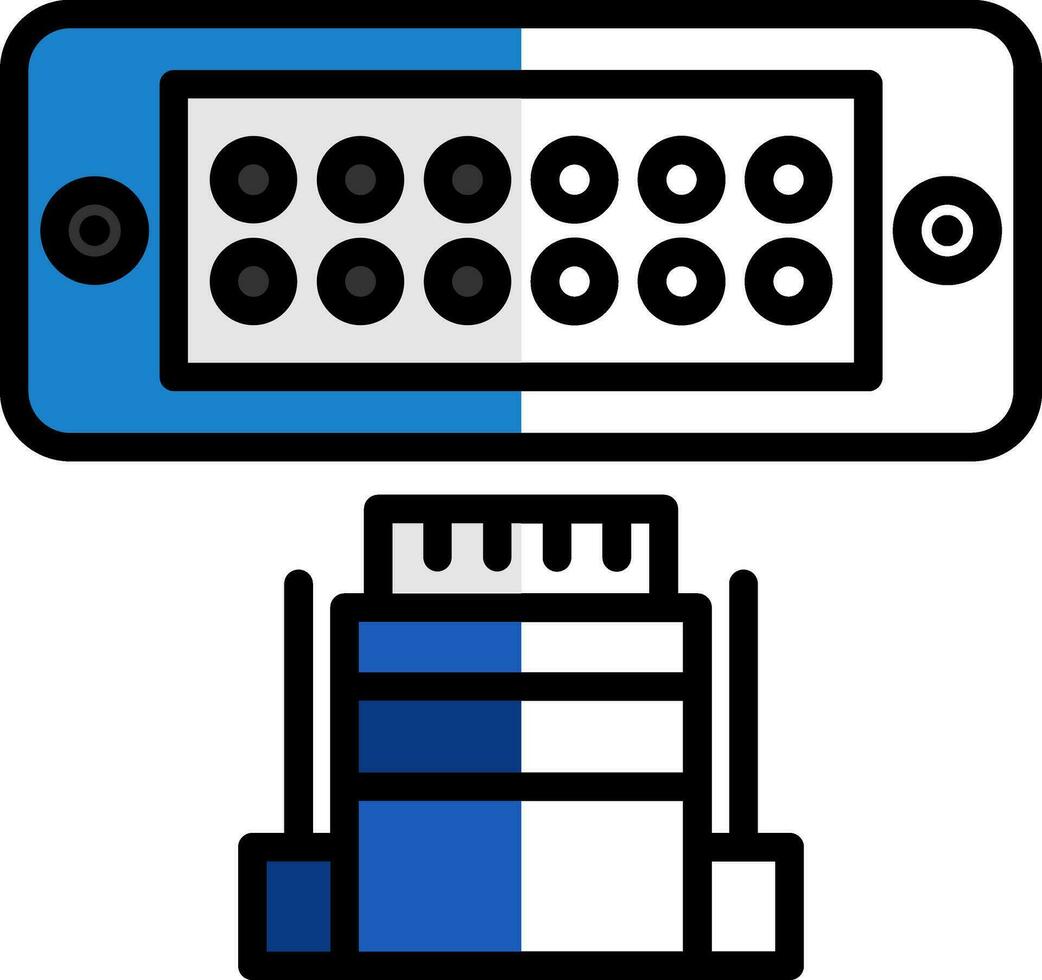 VGA-Vektor-Icon-Design vektor