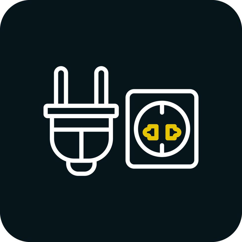 Steckdose Vektor Icon Design