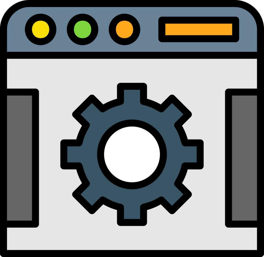 browser vektor ikon design