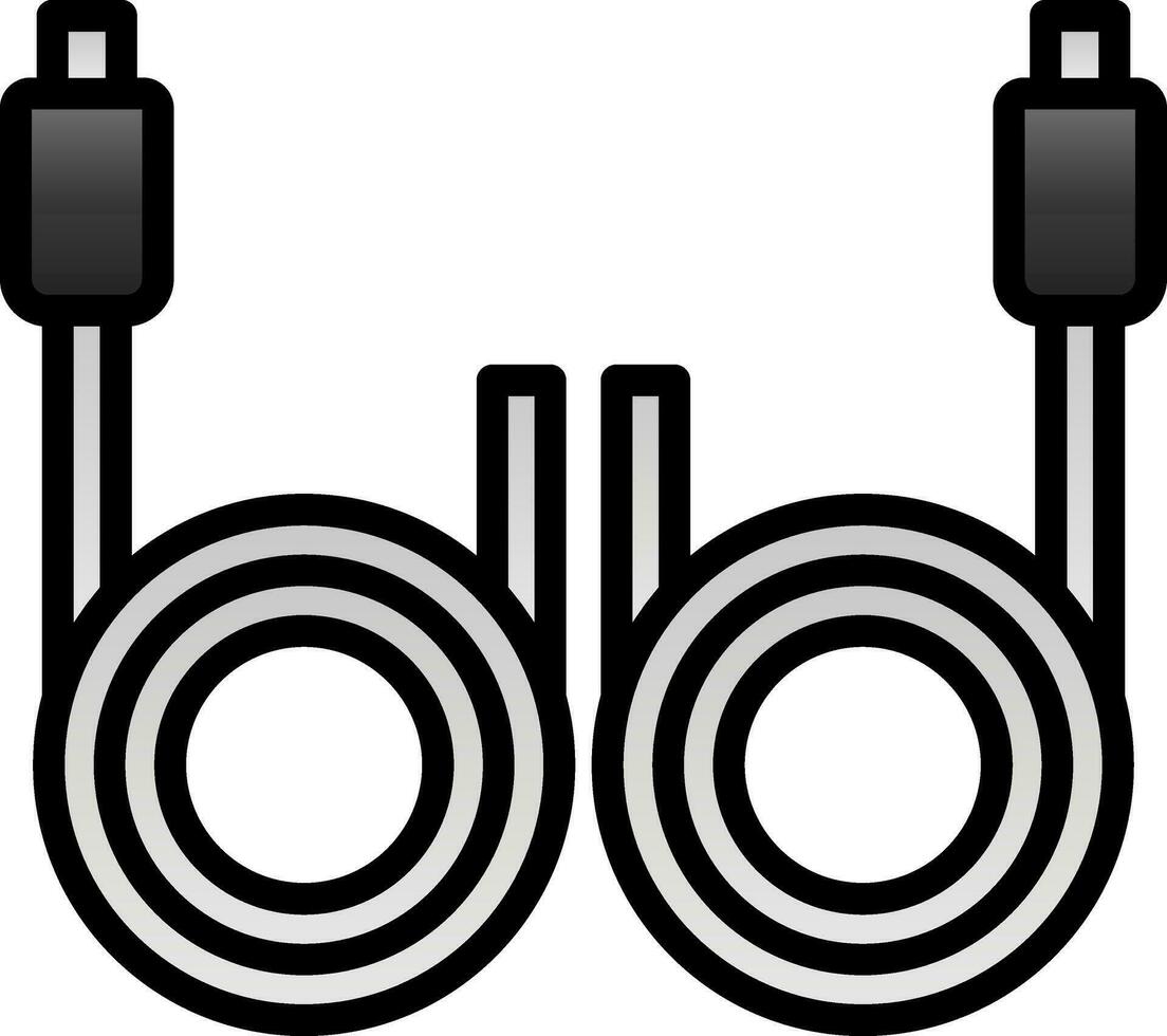 Kabel-Vektor-Icon-Design vektor