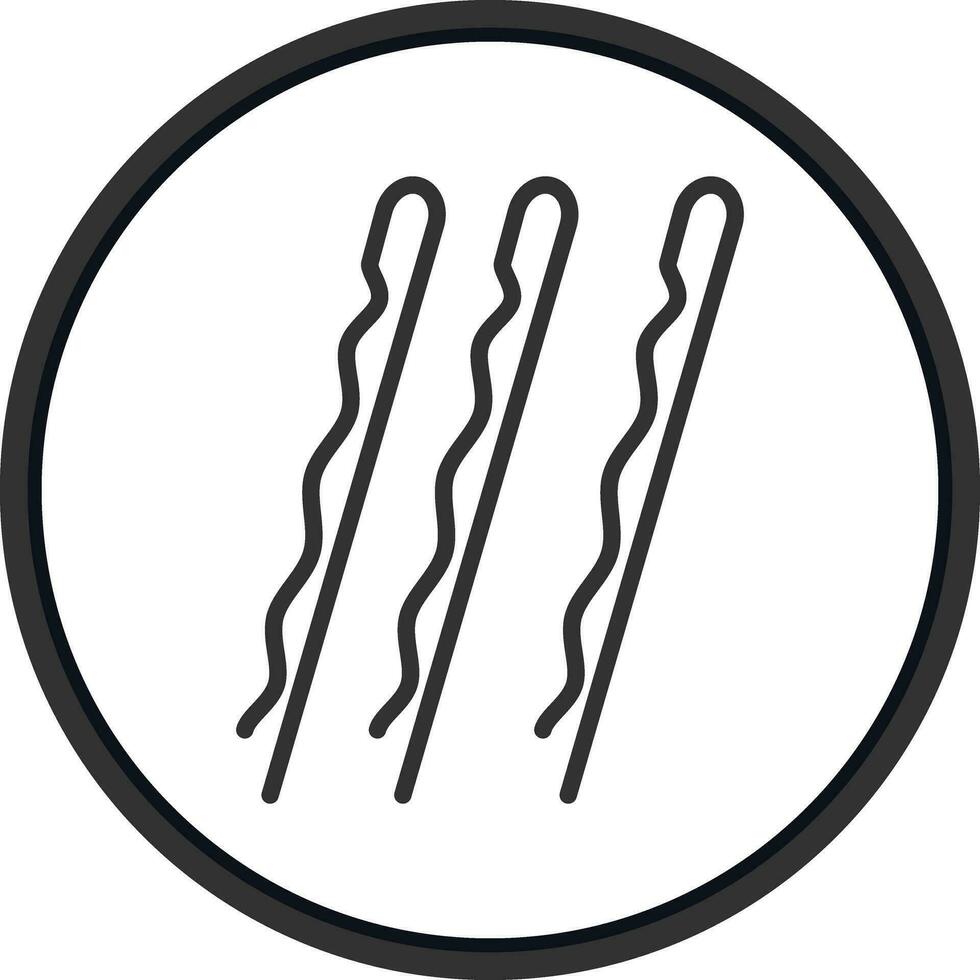 hår clips vektor ikon design