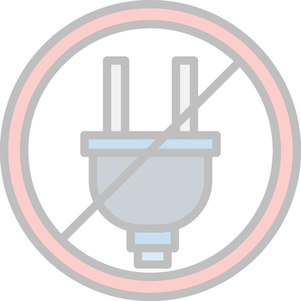 förbjudna vektor ikon design