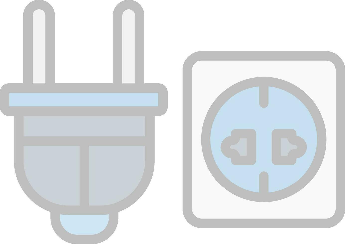 Steckdose Vektor Icon Design