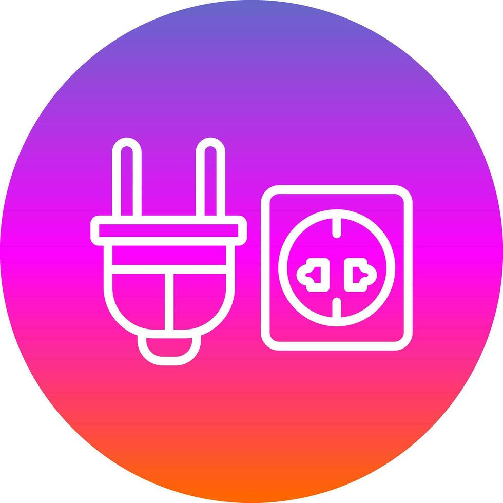 Steckdose Vektor Icon Design