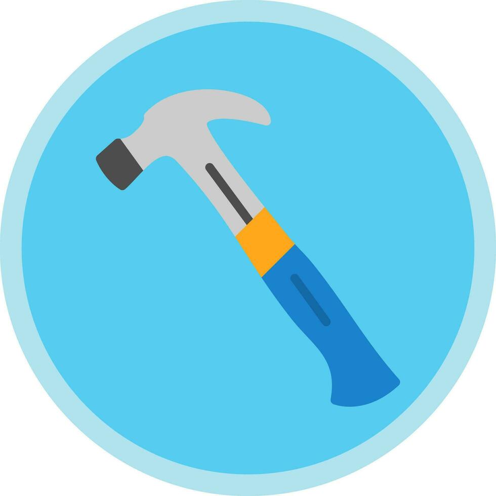 Hammer-Vektor-Icon-Design vektor