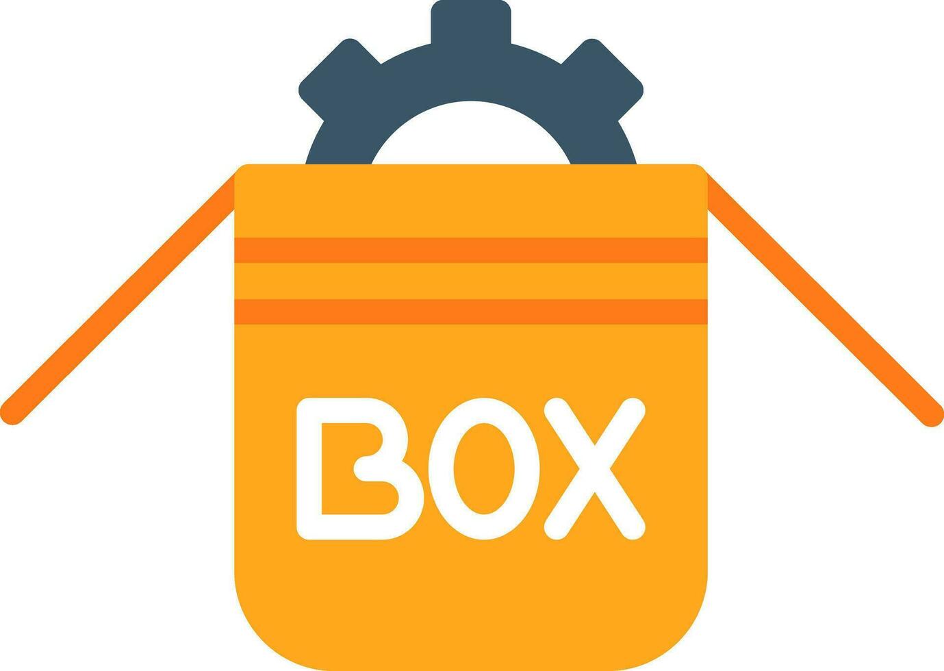 låda vektor ikon design