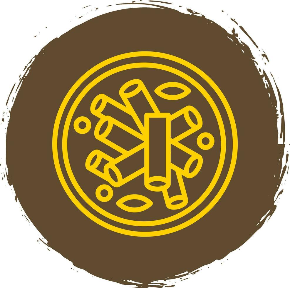 gebacken ziti Vektor Symbol Design