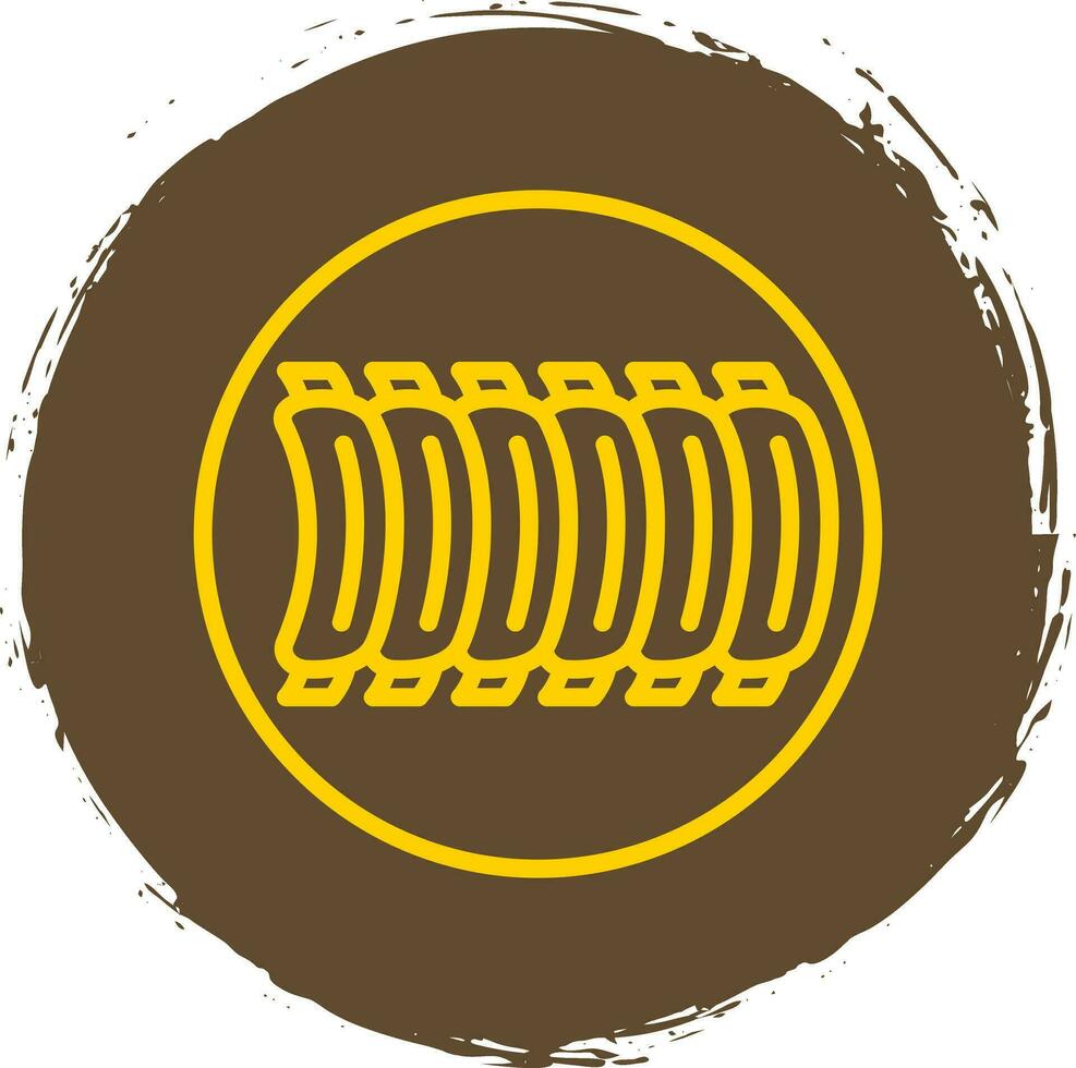 Grill Rippen Vektor Symbol Design