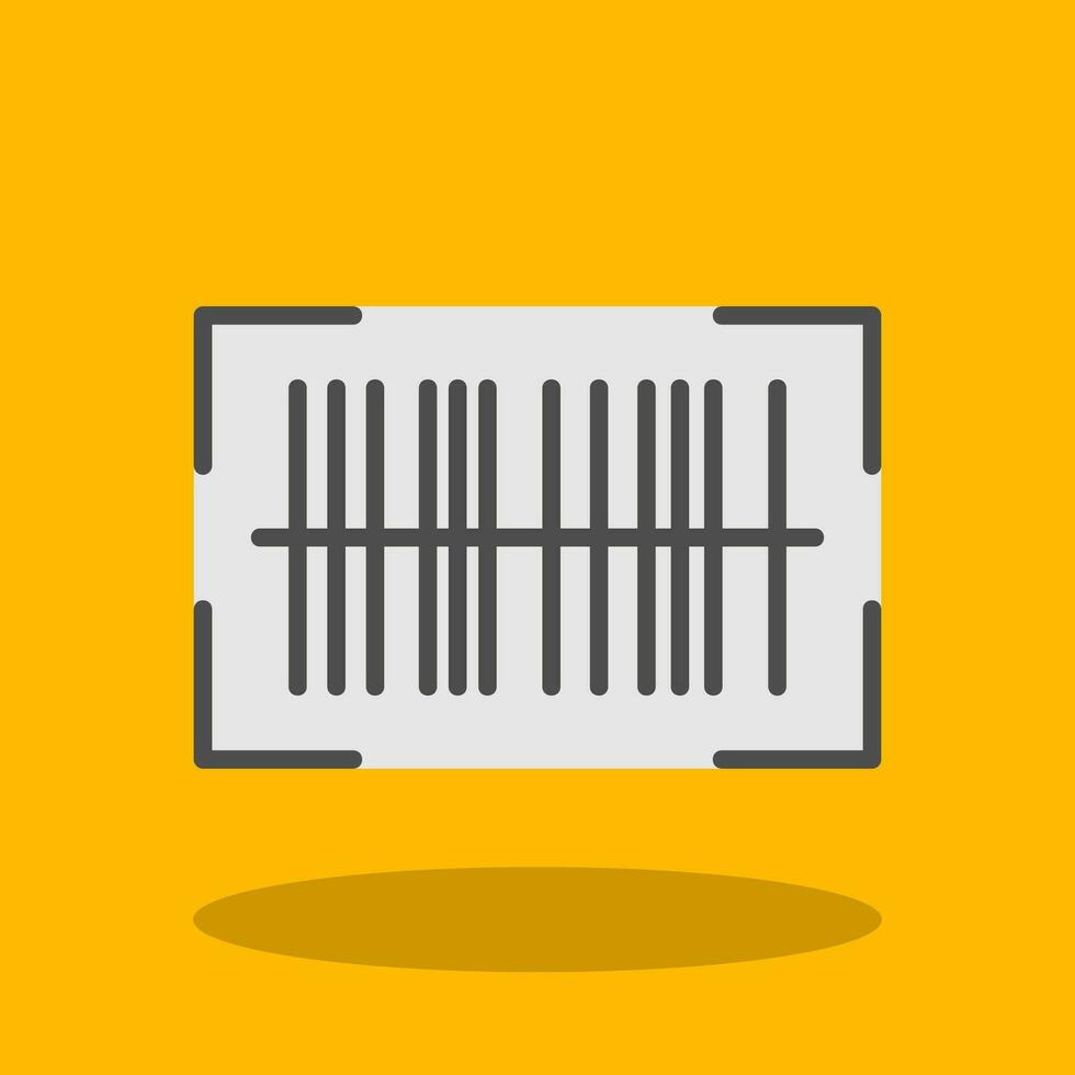 Einkaufen Barcode Scanner Vektor Symbol Design