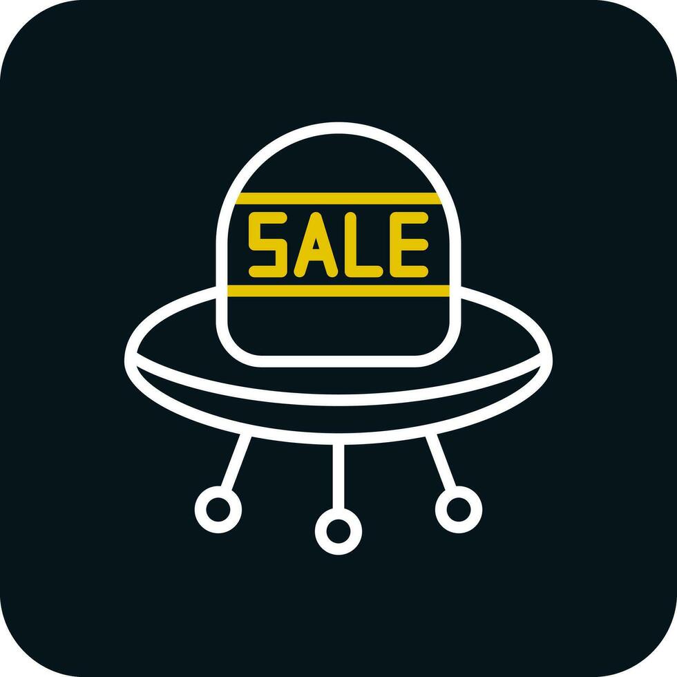 försäljning UFO vektor ikon design