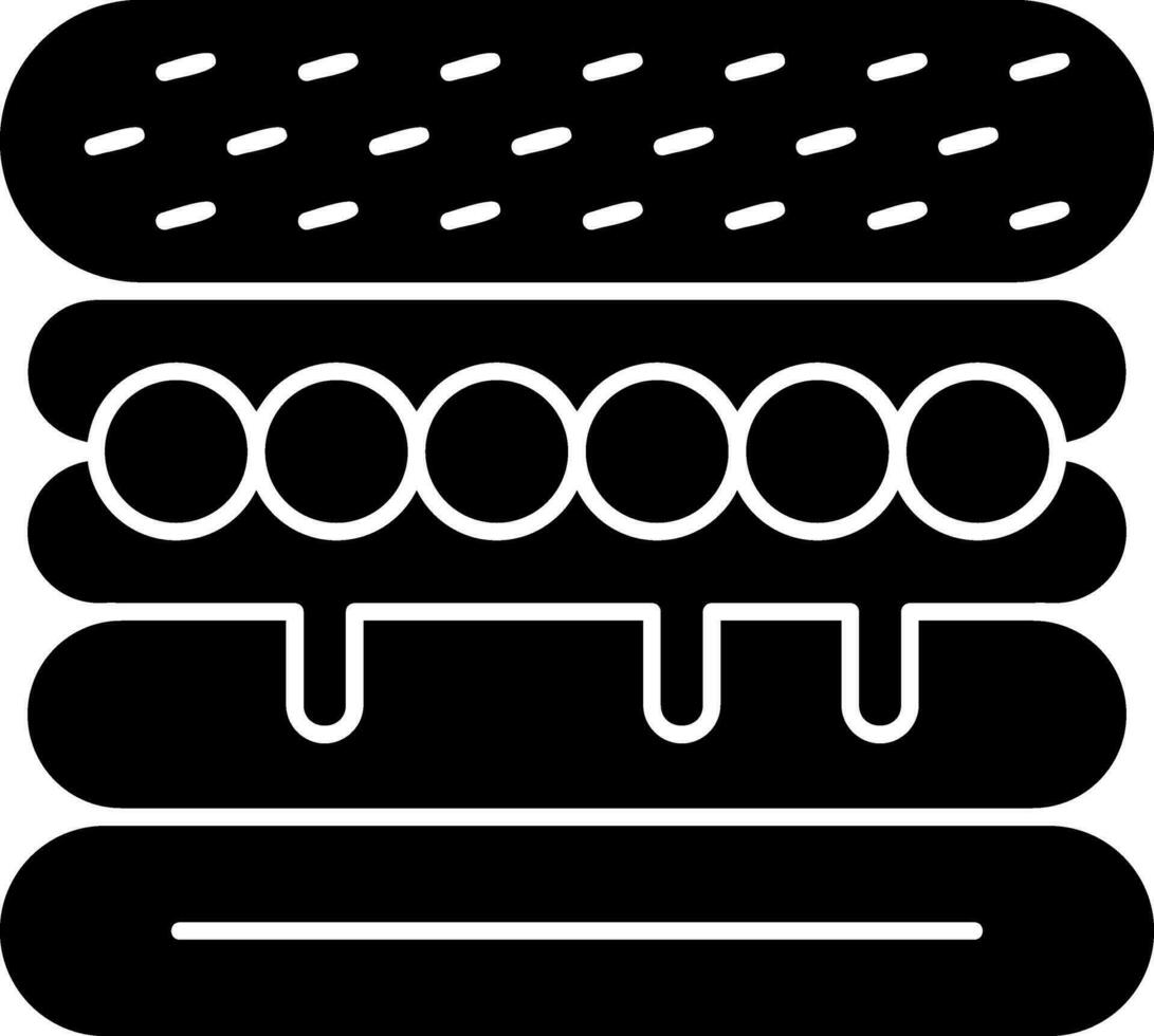 Margherita Sandwich Vektor Symbol Design