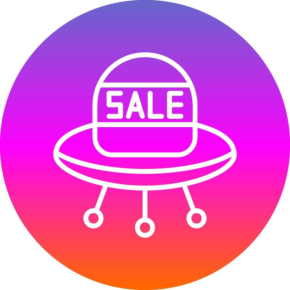 Verkauf UFO Vektor Symbol Design