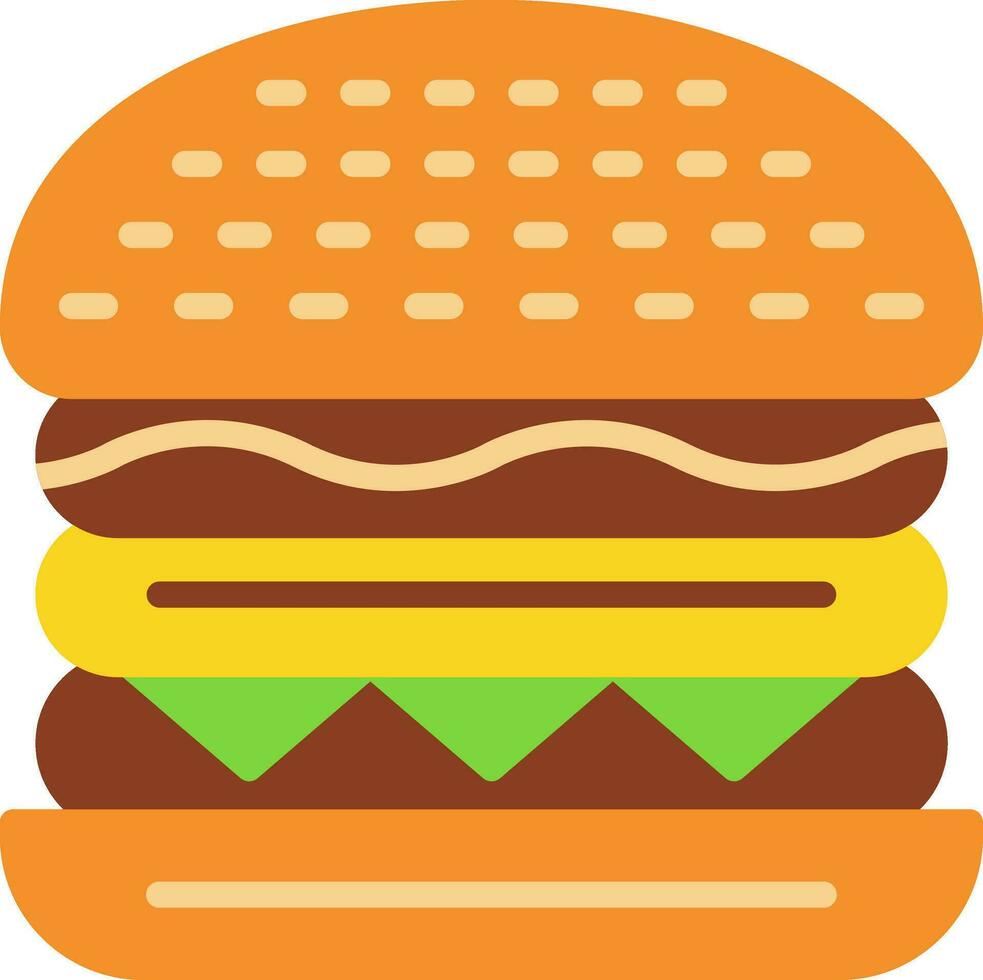 Cheeseburger Vektor Symbol Design