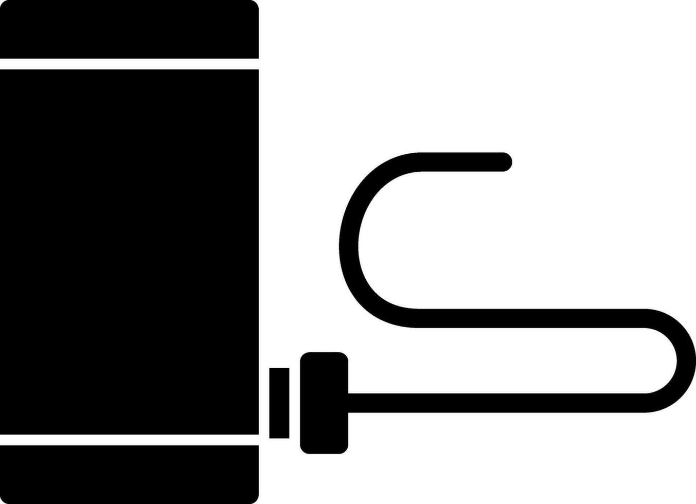 Handy, Mobiltelefon Aufladen Vektor Symbol Design