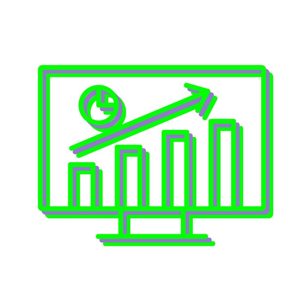 Statistik-Vektorsymbol vektor