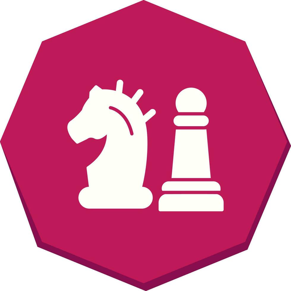 Vektorsymbol für Schachfiguren vektor
