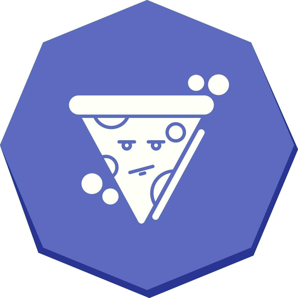 Pizza-Vektor-Symbol vektor