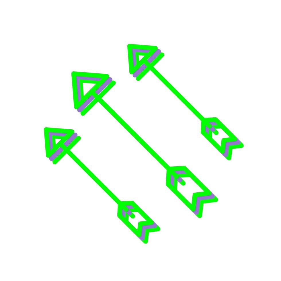 Einzigartiges Pfeil-Vektorsymbol vektor