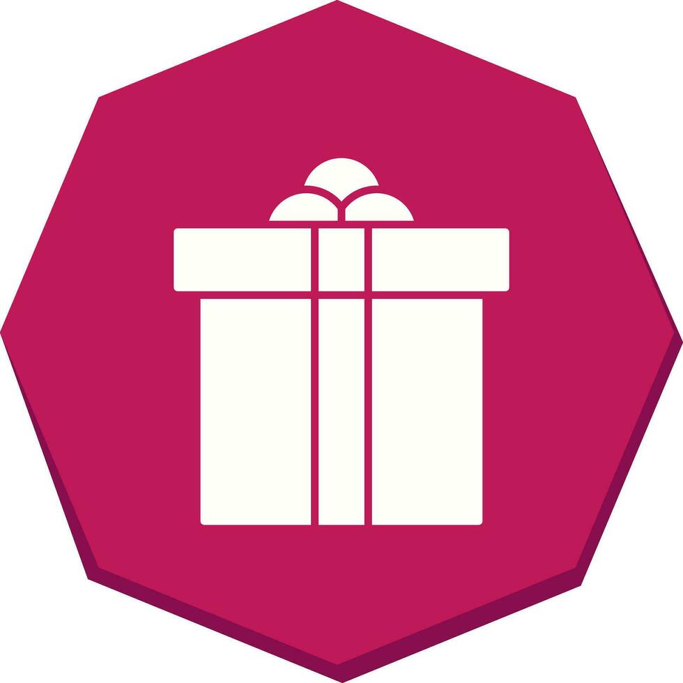 Geschenkbox-Vektorsymbol vektor