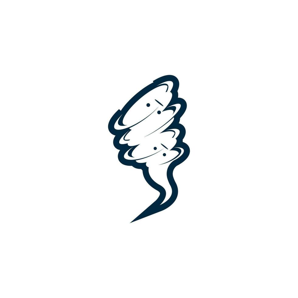 tornado logotyp symbol vektor illustration design