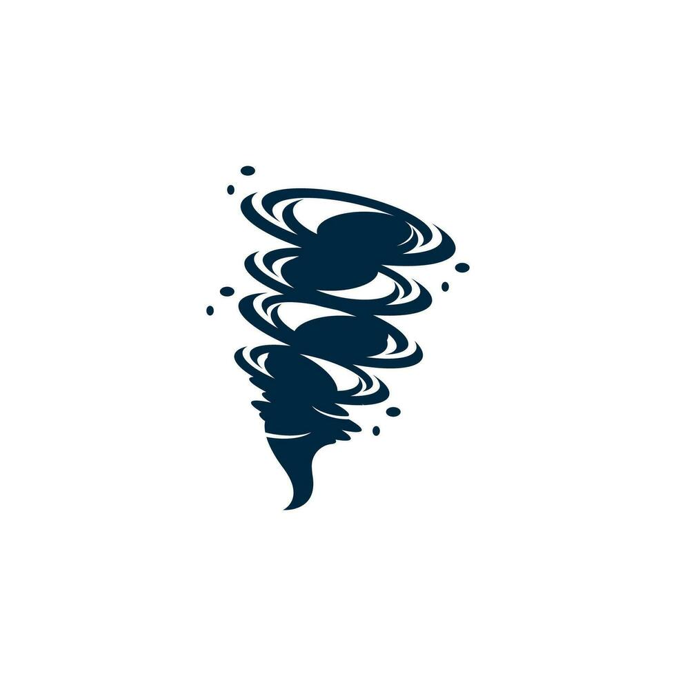 tornado logotyp symbol vektor illustration design