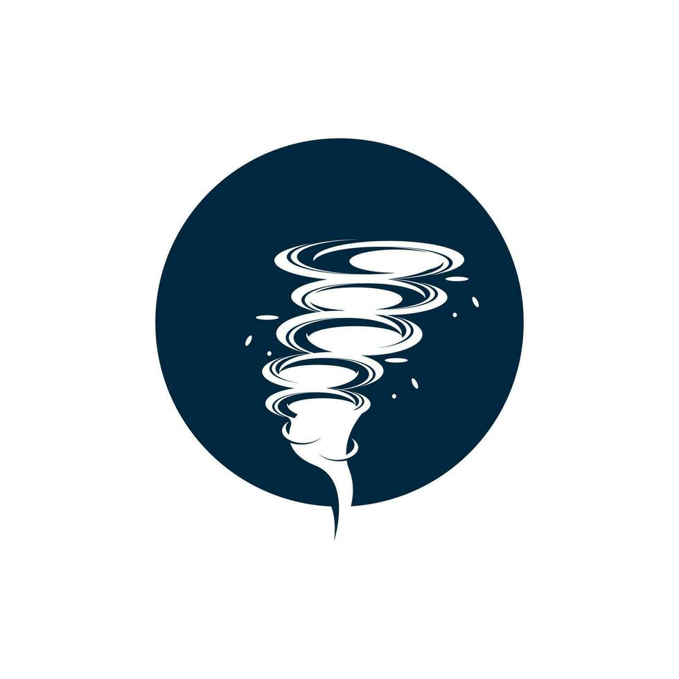 tornado logotyp symbol vektor illustration design