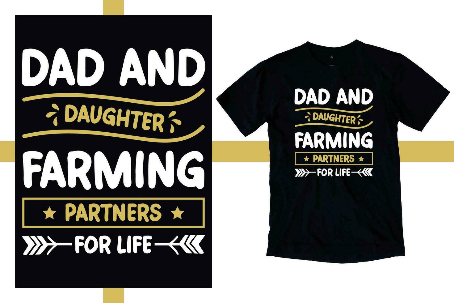 Papa und Tochter Landwirtschaft Partner zum Leben. Väter Tag, Landwirtschaft Papa, Geburtstag Geschenk, Vaters Tag Geschenk, Neu Papa, Väter Tag Geschenk zum Opa klassisch T-Shirt. vektor