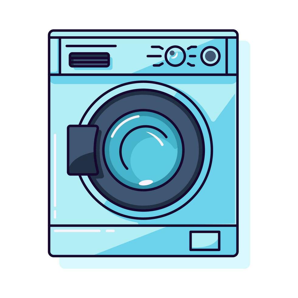tvättning maskin färgrik vektor platt illustration. perfekt för annorlunda kort, textil, webb webbplatser, appar