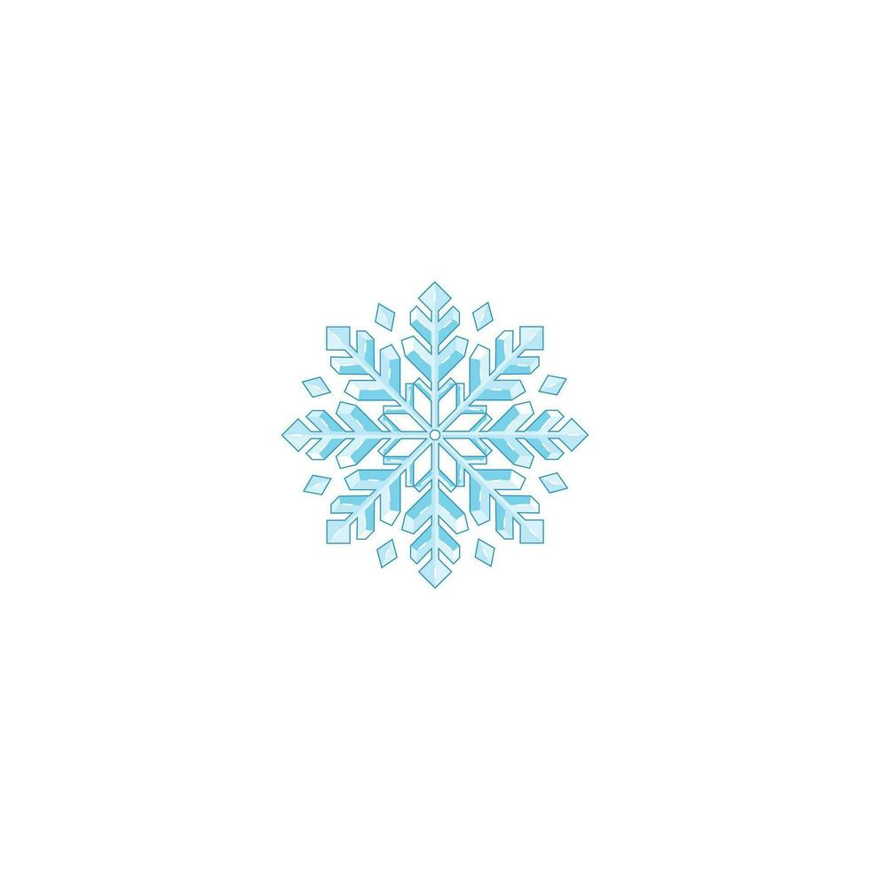 snöflinga, vinter- . perfekt för tillsats en Rör av jul anda till grafik, kort, webbplatser, och appar. vektor ikon illustration mall