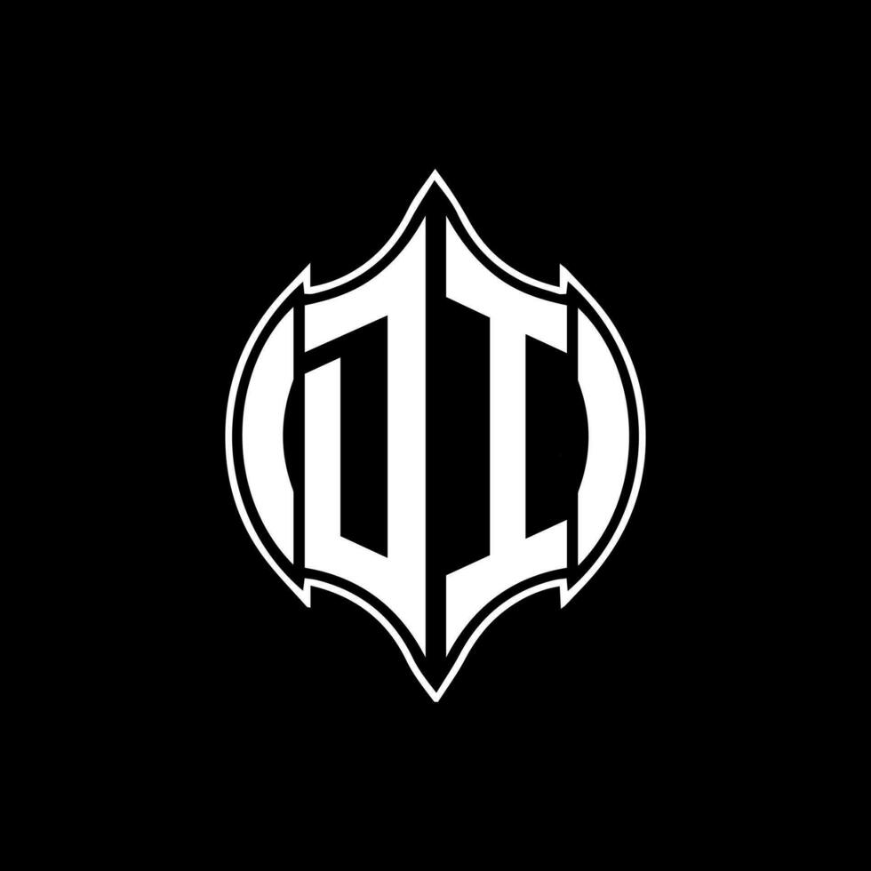 di Brief Logo. di kreativ Monogramm Initialen Brief Logo Konzept. di einzigartig modern eben abstrakt Vektor Brief Logo Design.