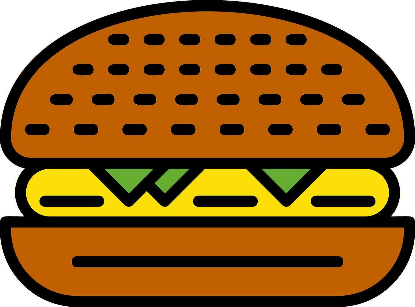 Sandwich-Vektor-Icon-Design vektor