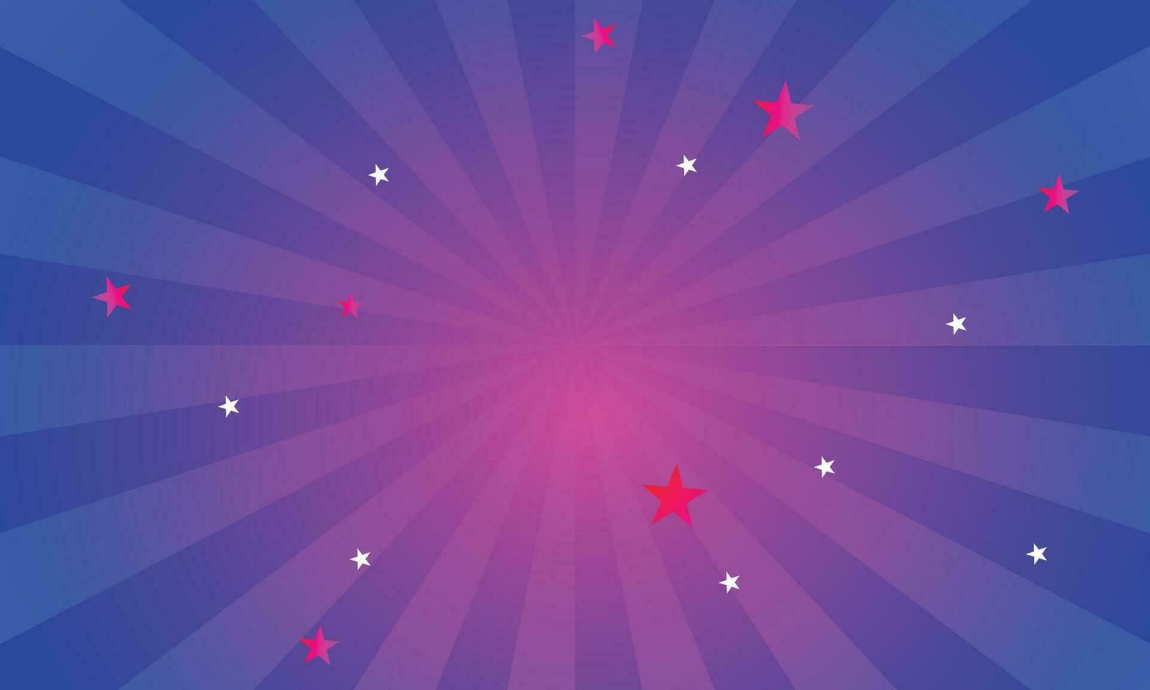 Vektor Gradient Hintergrund mit Star und Strahlen