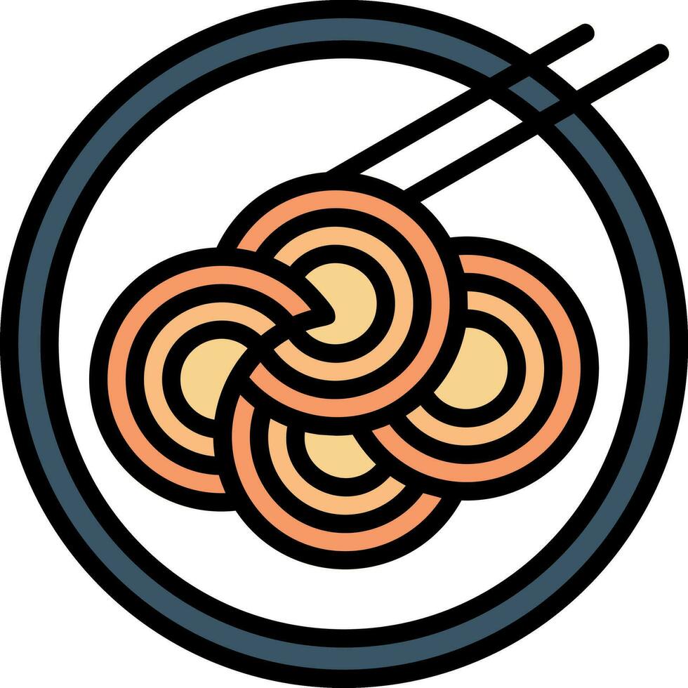 Pasta-Vektor-Icon-Design vektor