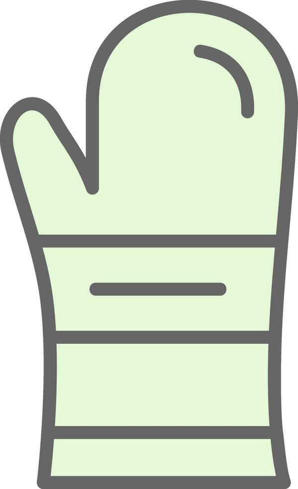 Handschuh-Vektor-Icon-Design vektor