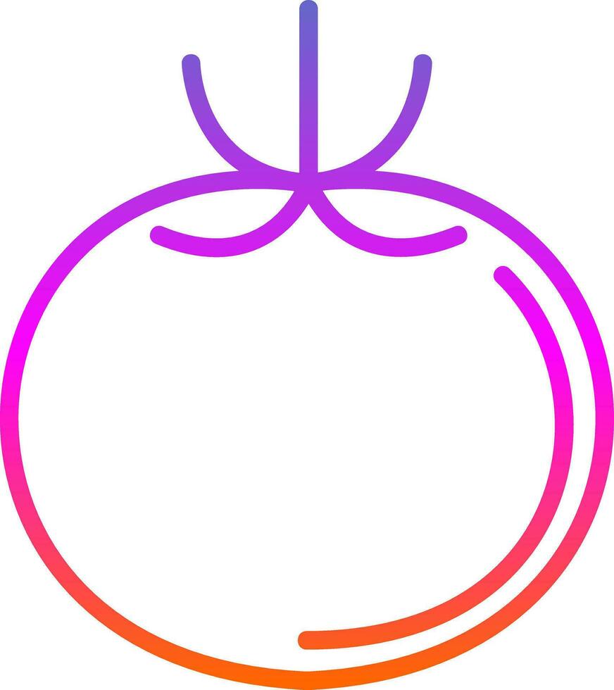 Tomaten-Vektor-Icon-Design vektor