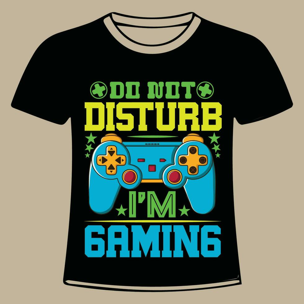 gaming design för t-shirt, kort, ram konstverk, påsar, muggar, klistermärken, tumlare, telefon fall, skriva ut etc. vektor