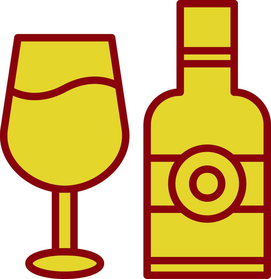 Wein-Vektor-Icon-Design vektor