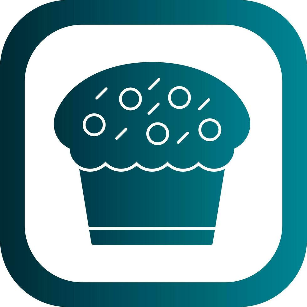 Kuchen-Vektor-Icon-Design vektor