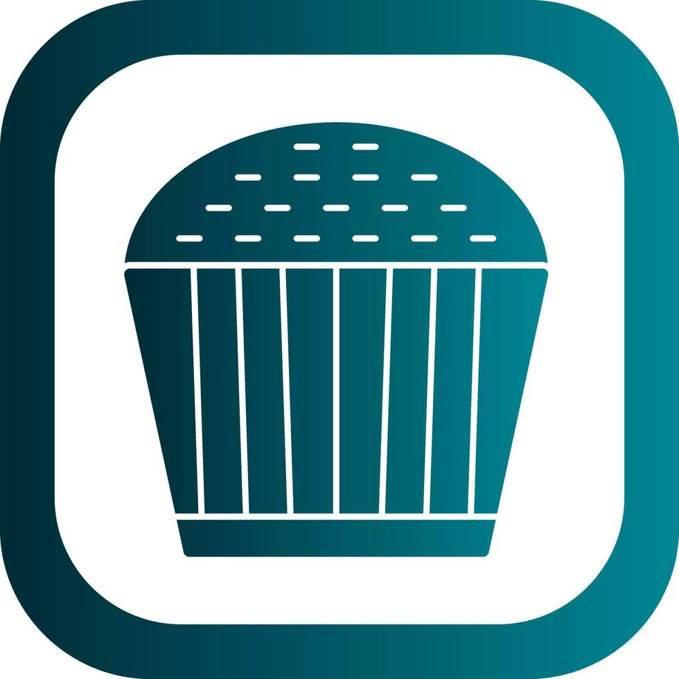 Cupcake-Vektor-Icon-Design vektor