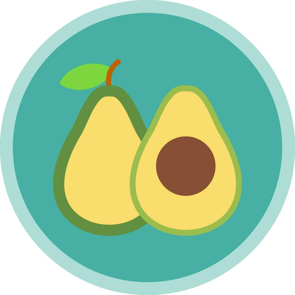 Avocado-Vektor-Icon-Design vektor