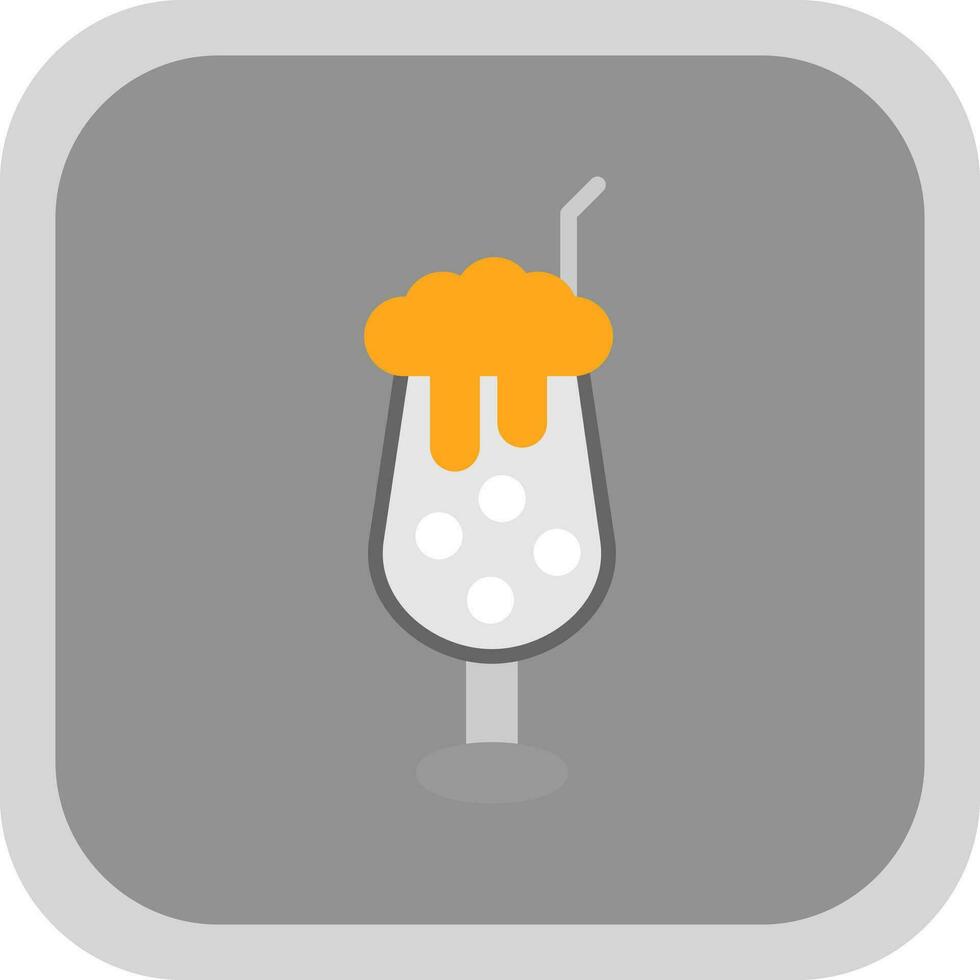 Milchshake-Vektor-Icon-Design vektor