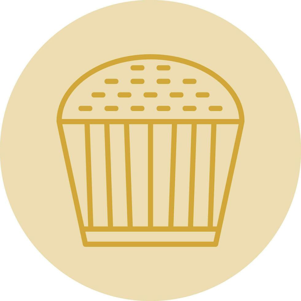 Cupcake-Vektor-Icon-Design vektor