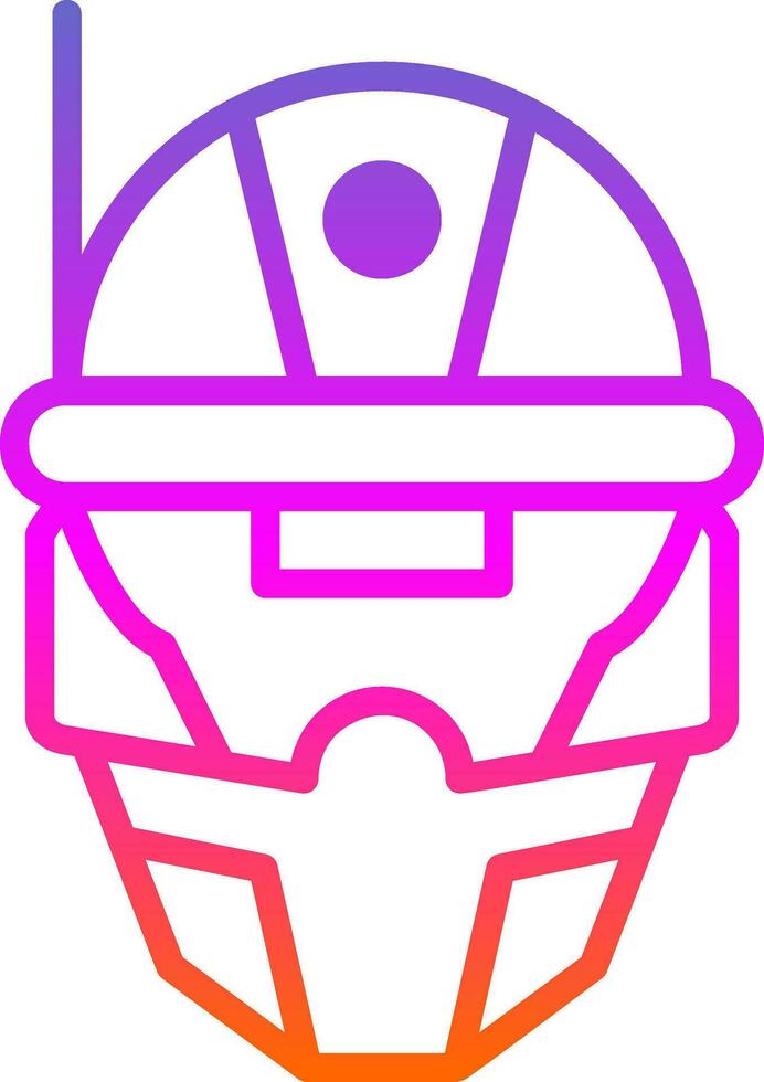 Cyberspace Helm Vektor Symbol Design