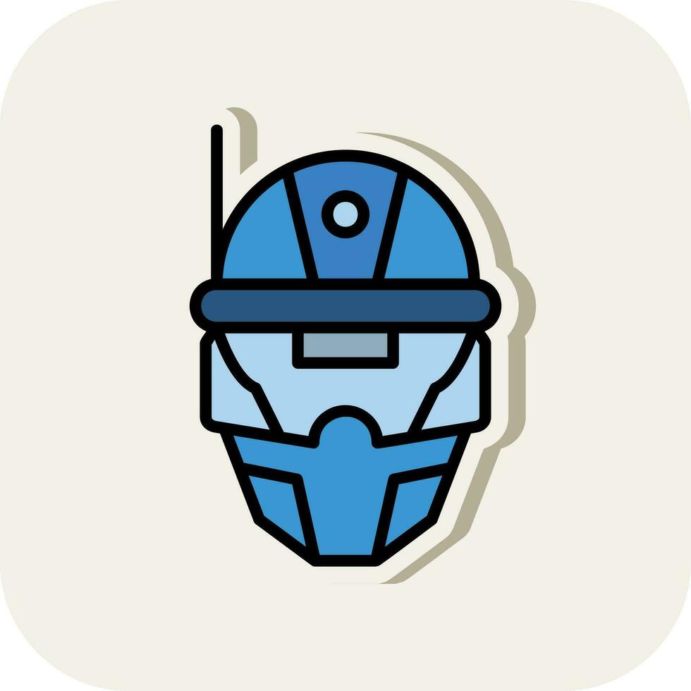 Cyberspace Helm Vektor Symbol Design