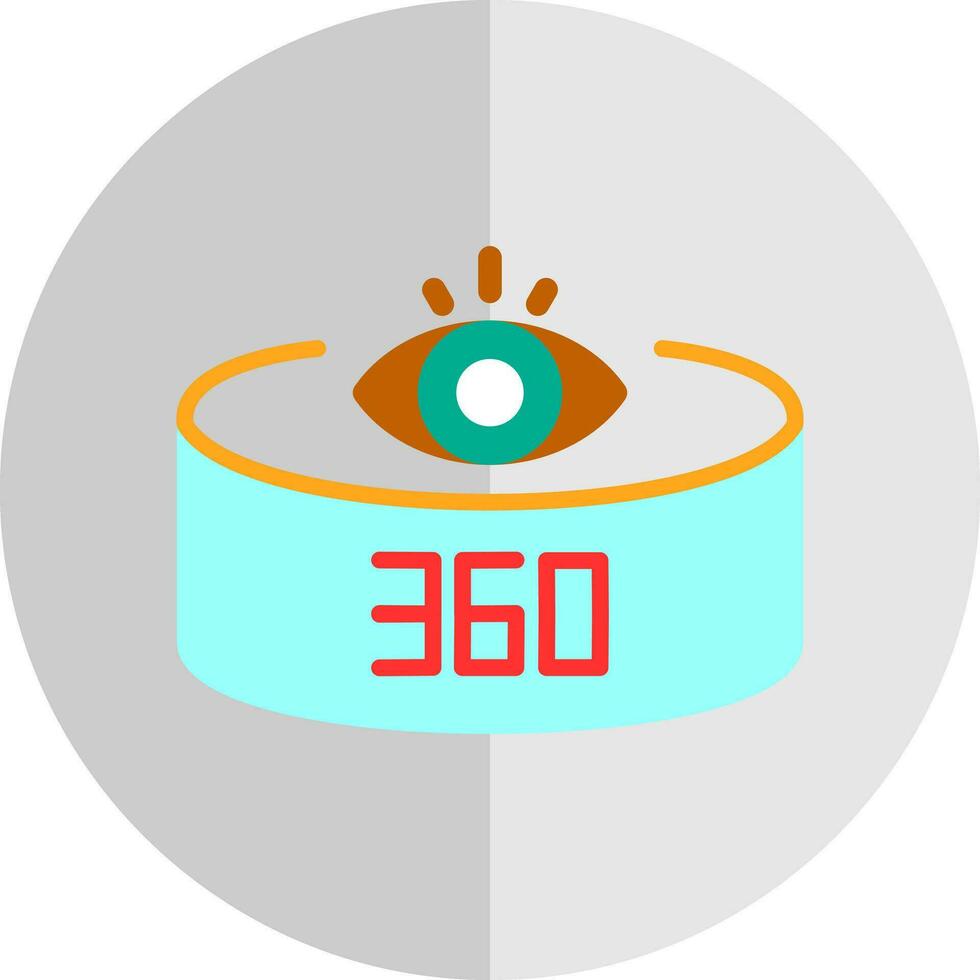 360 grader se vektor ikon design