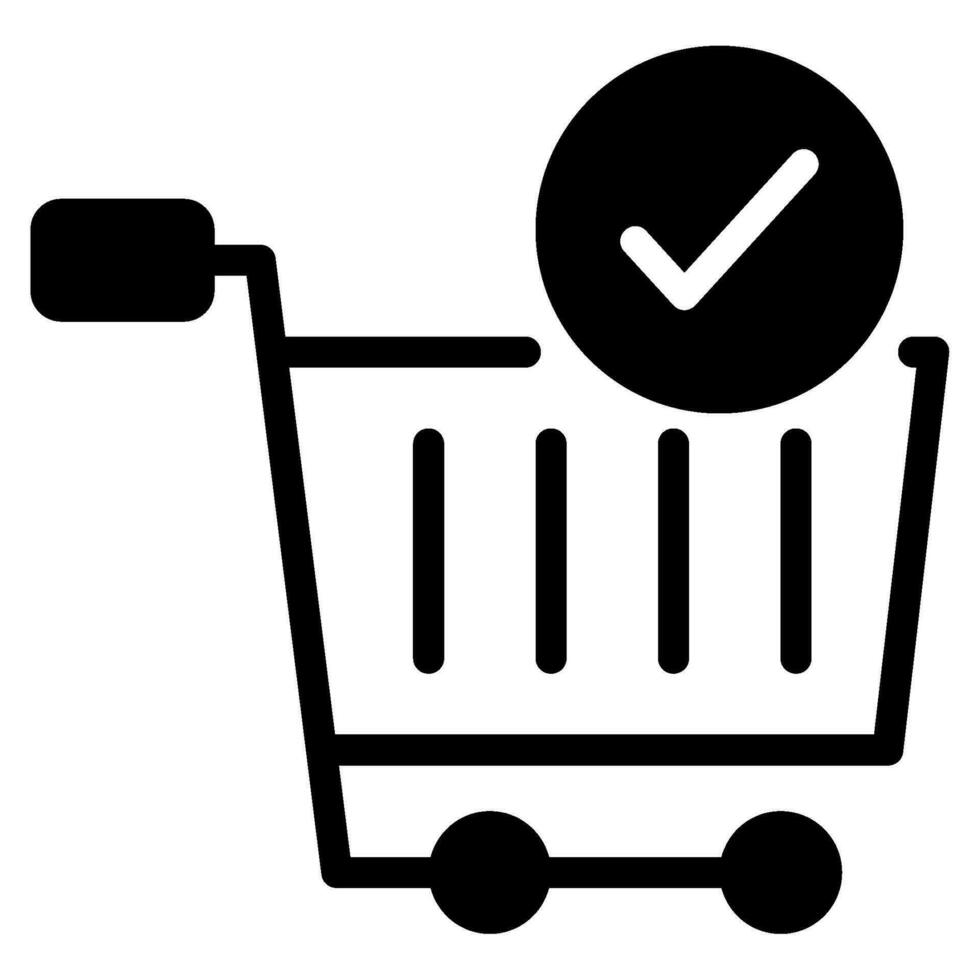 Einkaufen Wagen Symbol zum uiux, Netz, Anwendung, Infografik, usw vektor
