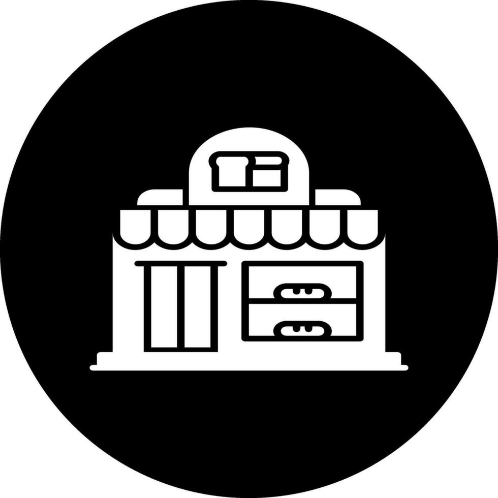 Bäckerei-Shop-Vektor-Symbol vektor