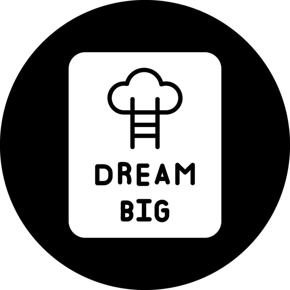 Traum groß Vektor Symbol