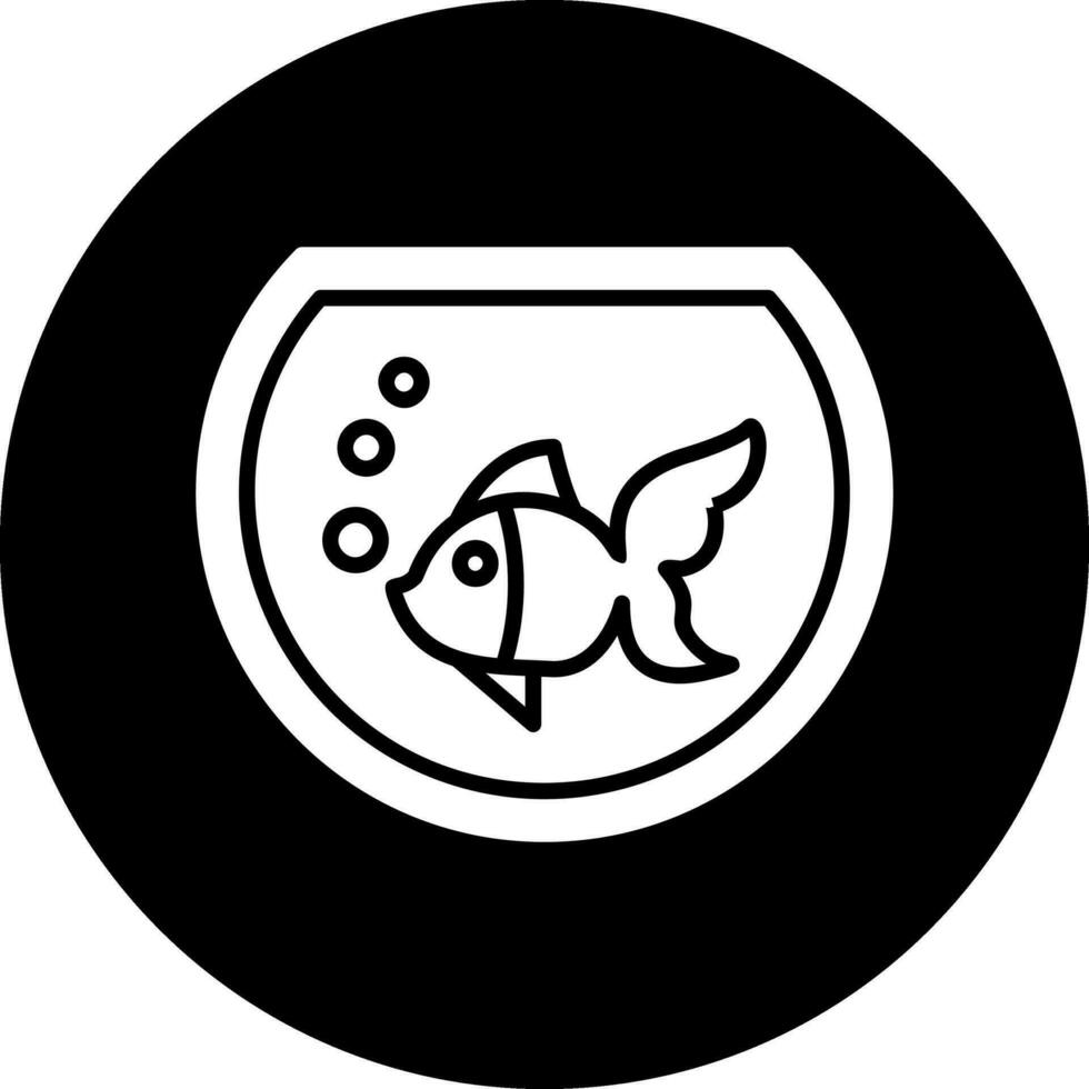 Vektorsymbol für Fischschüssel vektor