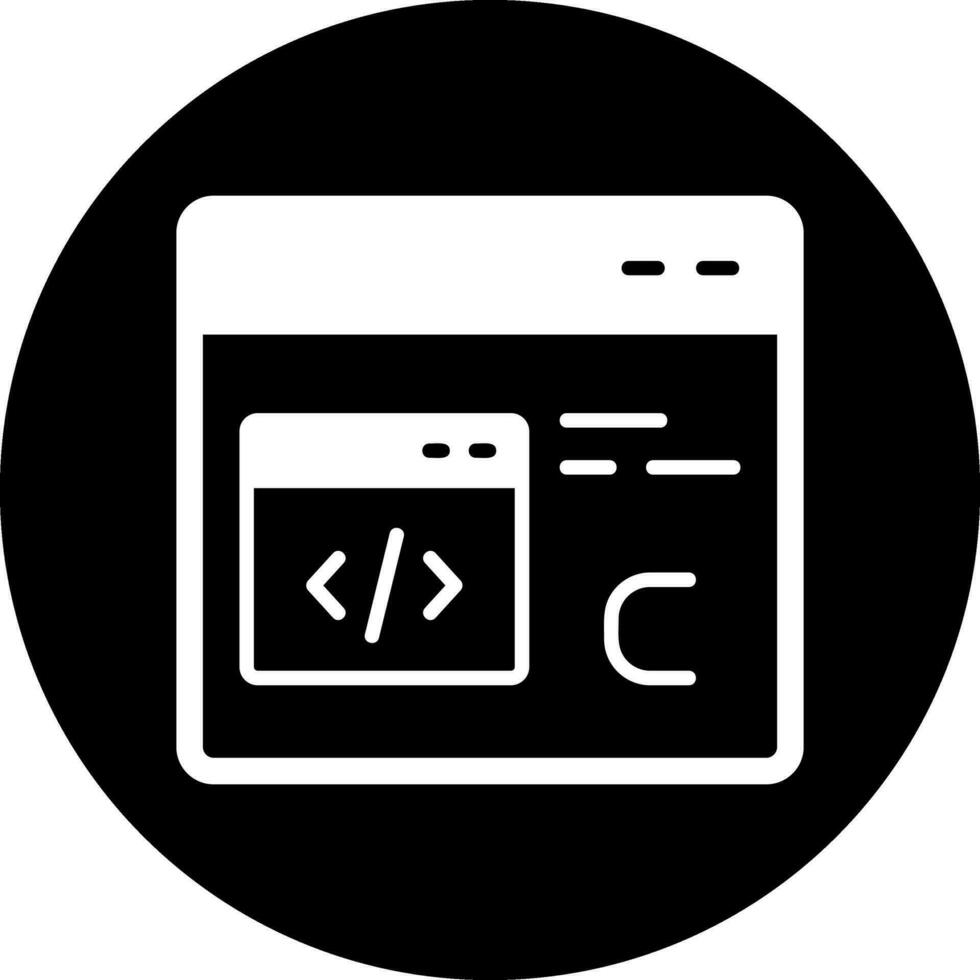 dator språk vektor ikon